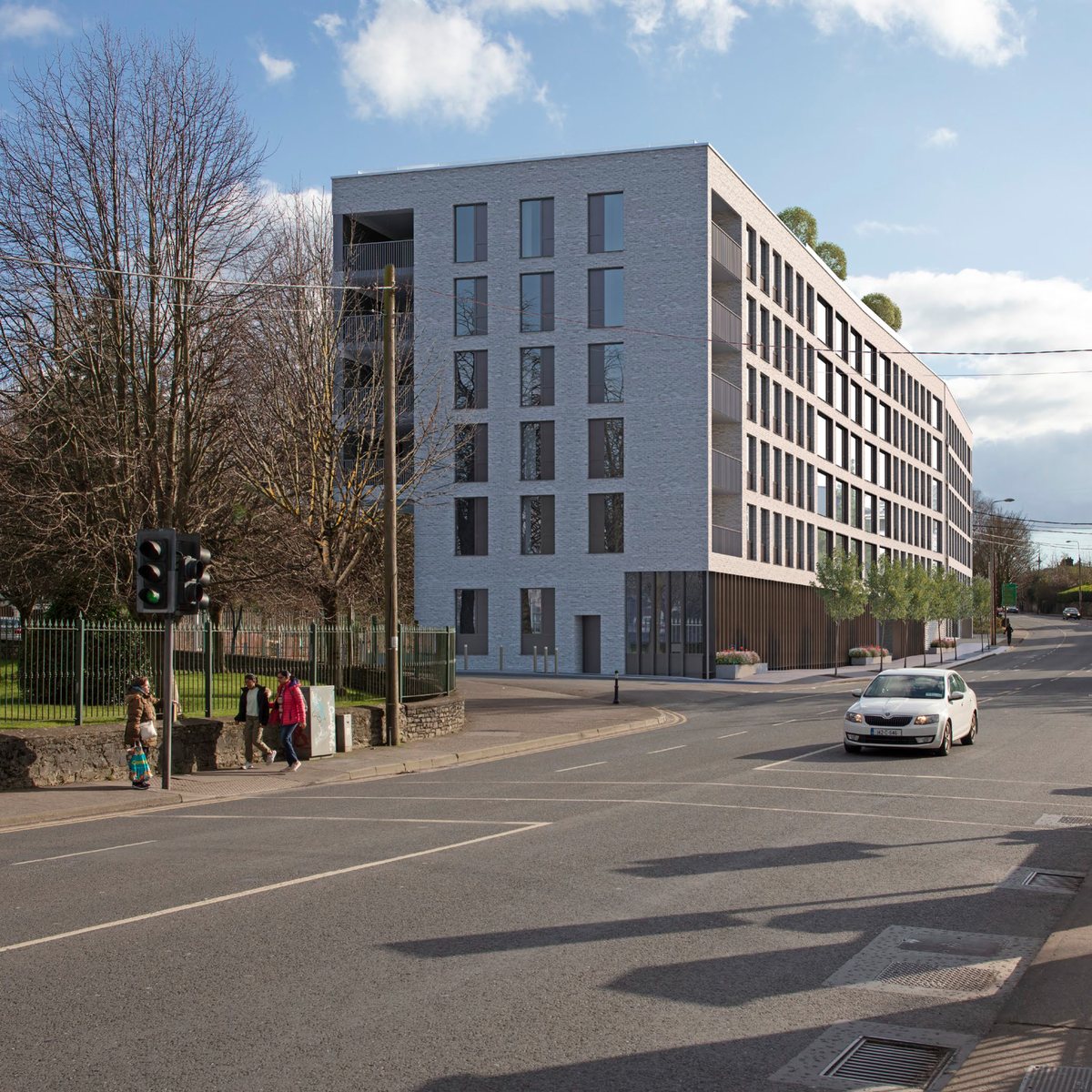 Artist's impression of the proposed student accommodation at Victoria Cross Road, Cork.